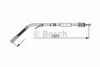 MERCE 6684204285 Cable, parking brake